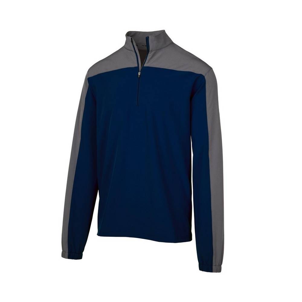 Casaco Mizuno Comp Long Sleeve Batting - Homem - Azul Marinho - FISDE1403